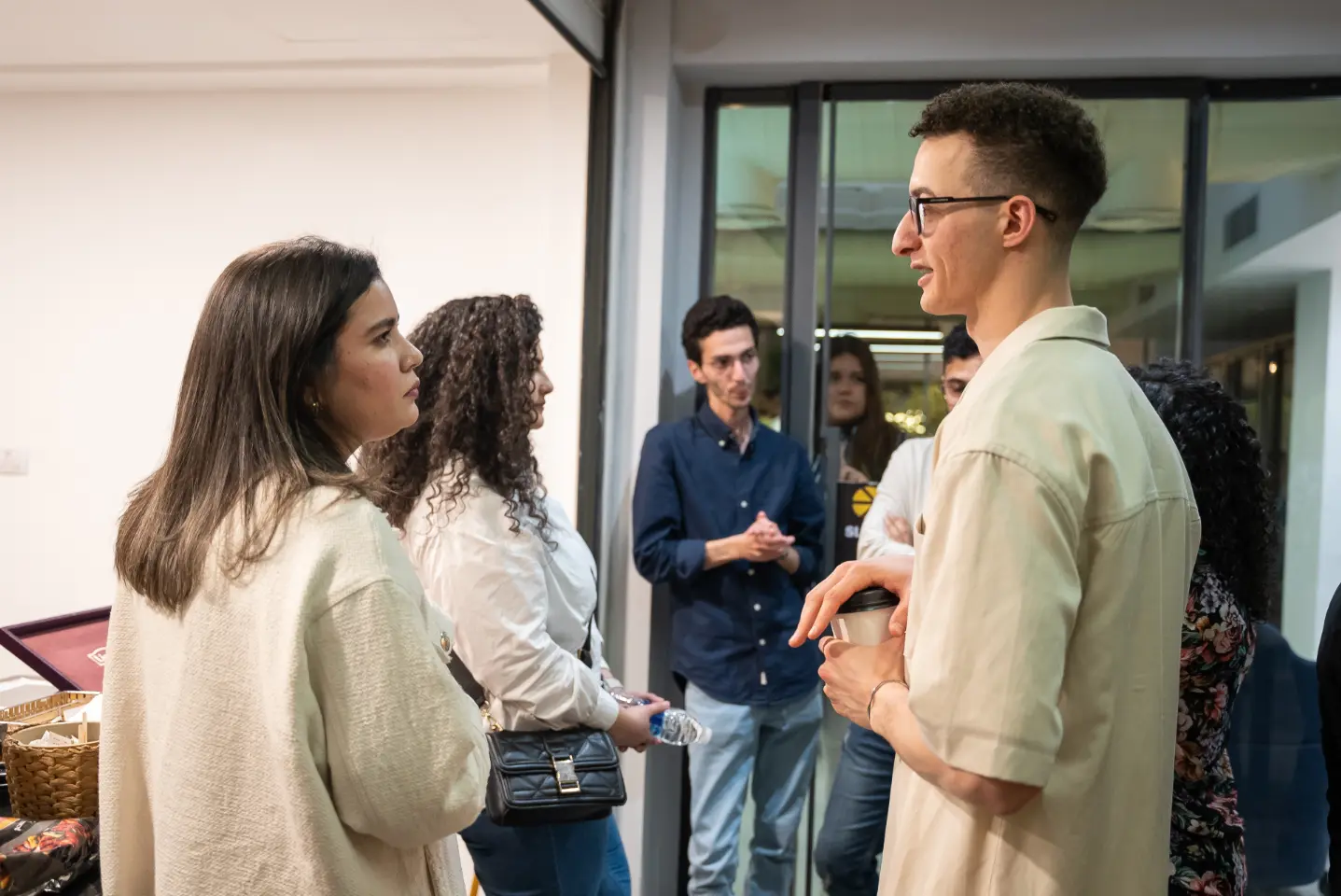 Networking at a Coworker event